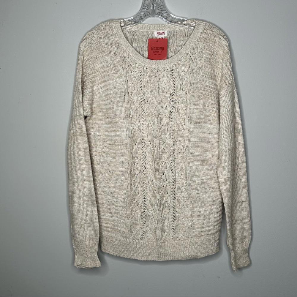 Mossimo NEW Cozy Knit Sweater with Cable Detailing XL